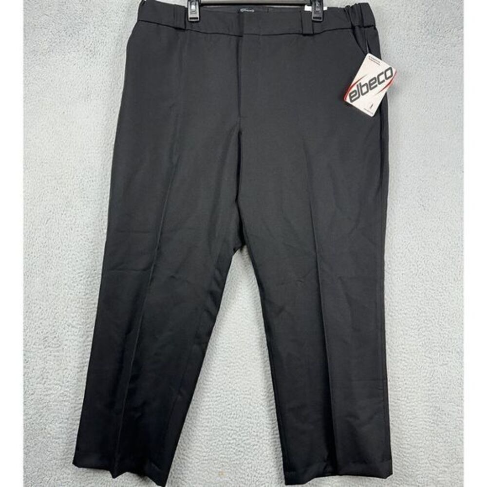 Elbeco Uniform Pants Womens 20 Tex Trop2 Black Tactical Tech Work Flat Front NEW